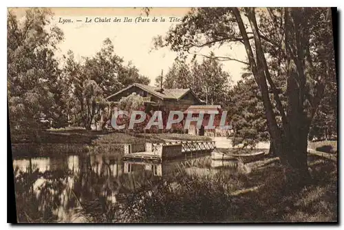 Cartes postales Lyon Le Chalet des Iles Parc de la Tete d'Or