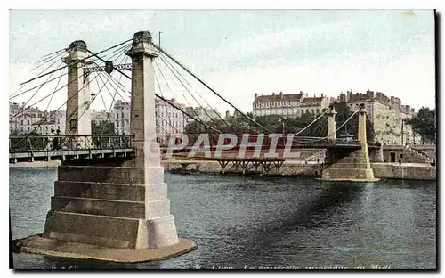 Cartes postales Lyon La passerelle suspendue du Midi