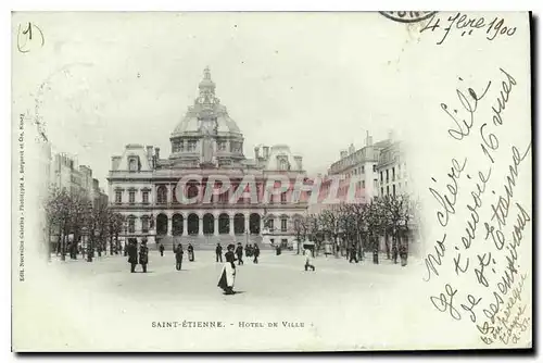 Cartes postales Saint Etienne Hotel de Ville