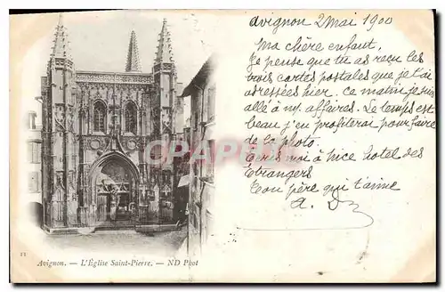 Cartes postales Avignon L'Eglise Saint Pierre