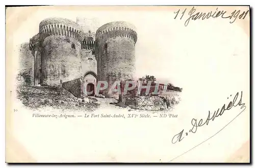 Cartes postales Villeneuve lez Avignon Le Fort Saint Andre XVI Siecle