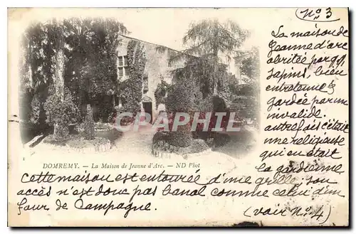 Cartes postales Domremy La Maison de Jeanne d'Arc