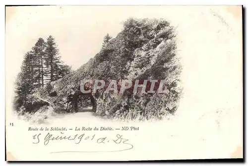 Cartes postales Route de la Schlucht La Roche du Diable