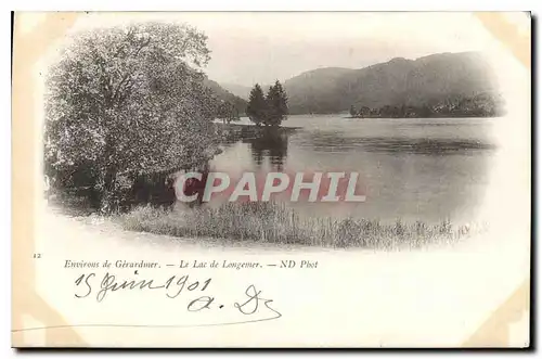 Ansichtskarte AK Environs de Gerardmer Le Lac de Longemer