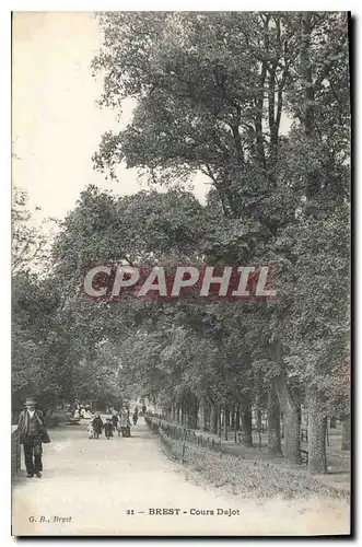 Cartes postales Brest Cours Dajot