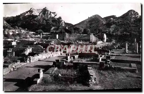 Cartes postales moderne Paysages de Provence Les Fouilles de Glanum et les Alpilles