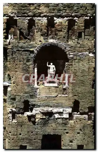 Cartes postales moderne Orange Vaucluse Theatre Antique statue de l'Empereur Auguste