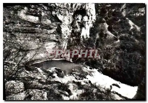 Moderne Karte Fontaine de Vaucluse Vaucluse Naissance de la Source hautes eaux