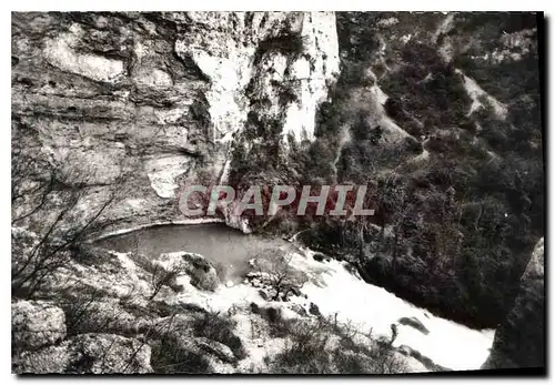 Moderne Karte Fontaine de Vaucluse Vaucluse Naissance de la Source hautes eaux