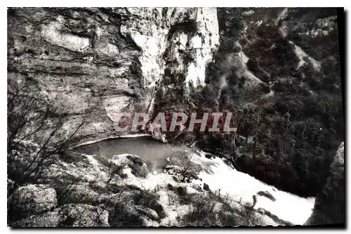 Moderne Karte Fontaine de Vaucluse Vaucluse Naissance de la Source hautes eaux