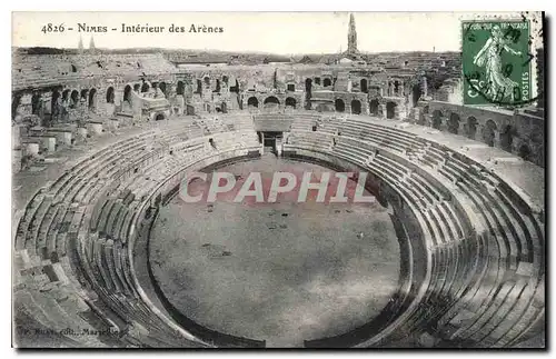 Cartes postales Nimes Interieur des Arenes