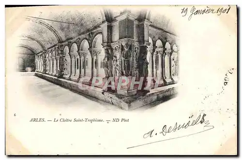 Cartes postales Arles Le Cloitre Saint Trophisme