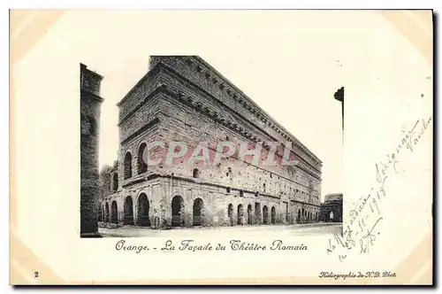 Cartes postales Orange La Facade du Theatre Romain