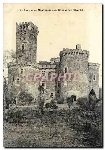 Cartes postales Chateau de Montbrun pres Dournazac Hte V
