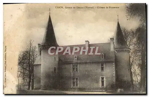 Cartes postales Usson Canton de Gencay Vienne chateau de Bousseroux
