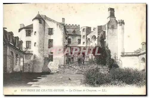 Ansichtskarte AK Environs de Chatel Guyon le chateau de Chazeron