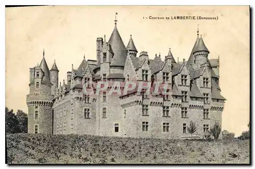 Ansichtskarte AK Chateau de Lambertie Dordogne