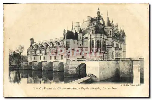 Ansichtskarte AK Chateau de Chenonceaux facade orientale cote nord est