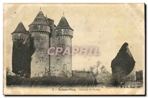 Cartes postales Nohan Vicq Chateau de Sarzay