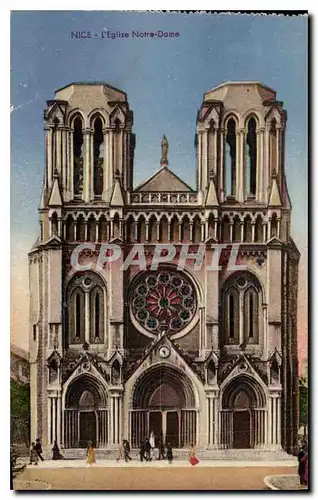 Cartes postales Nice l'eglise Notre Dame