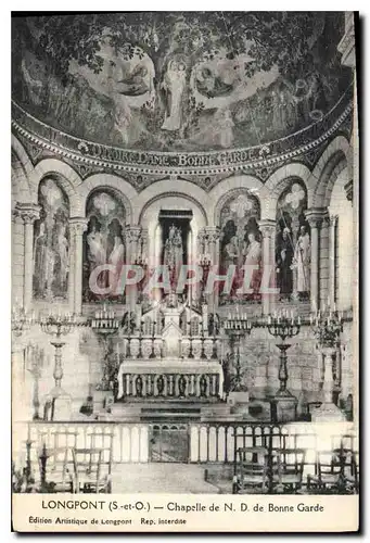 Cartes postales Longpont S et O chapelle de N D de Bonne Garde