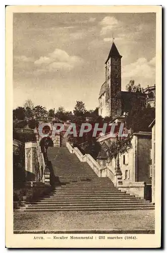 Ansichtskarte AK Escalier Monumental 1864 Auch