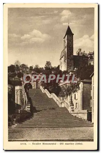 Cartes postales Escalier Monumental 1864 Auch