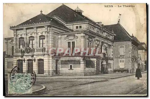 Cartes postales Sens le Theatre