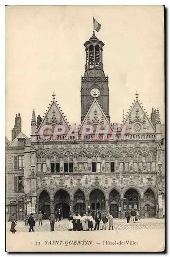 Cartes postales Saint Quentin hotel de Ville