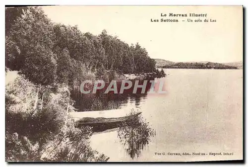 Ansichtskarte AK Le Morvan Illustre les Settons un Coin du Lac