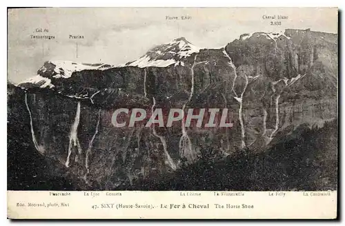 Ansichtskarte AK Sixt Haute Savoie le Fer a Cheval