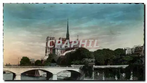 Cartes postales Paris l'Abside et Notre Dame