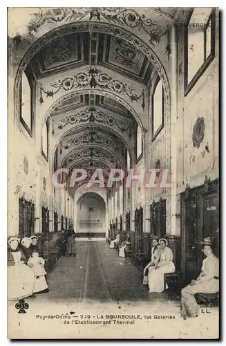 Cartes postales Puy de Dome La Bourboule les Galeries de l'Etablissement Thermal