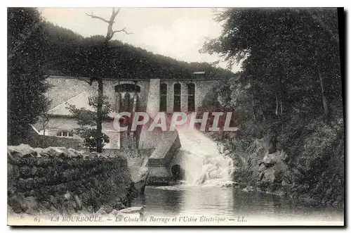 Cartes postales La Bourboule la Chute au Barrage et l'Usine Electrique