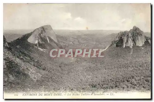 Ansichtskarte AK Environs du Mont Dore les Roches Tuiliere et Sanadoire