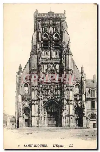 Cartes postales Saint Riquier l'eglise