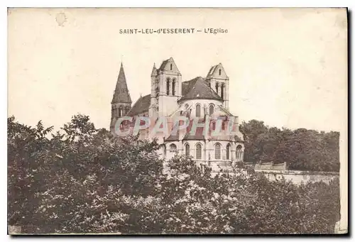 Cartes postales Saint Leu d'Esserent l'eglise