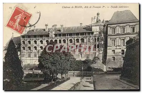 Cartes postales Chateau de Blois Aile de Francois 1er Facade exterieure