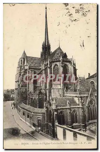 Ansichtskarte AK Dijon Abside de l'eglise Cathedrale Saint Benigne