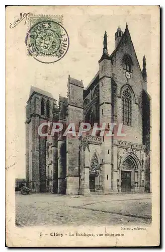 Ansichtskarte AK Clery la Basilique vue exterieure