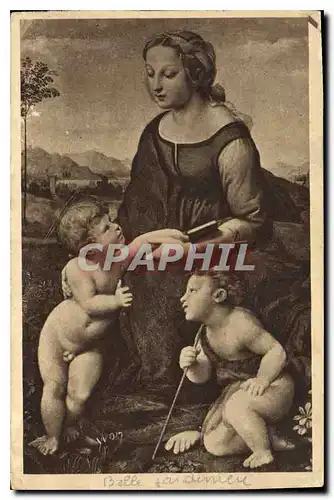 Cartes postales Musee du Louvre la Belle Jardiniere