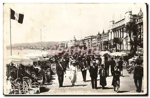 Cartes postales Nice la Promenade et Palais de Mediterranee