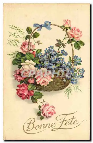 Cartes postales Bonne Fete Fleurs