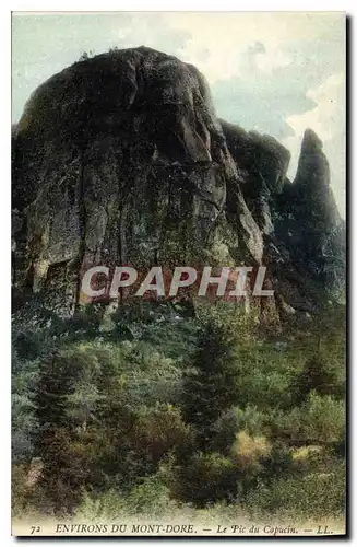 Cartes postales Environs du Mont Dore le Pic du Copucin