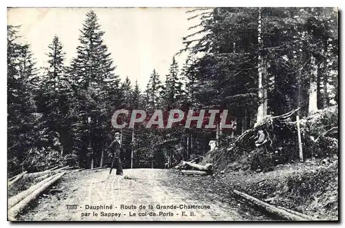 Ansichtskarte AK Dauphine Route de la Grande Chartreuse par le Sappey le Col de Porte