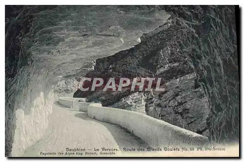 Ansichtskarte AK Dauphine le Vercors Route des Grands Goulets Ph Duchemin