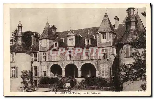 Cartes postales Dornes Nievre le chateau