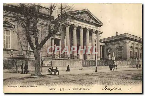 Cartes postales Nimes Le Palais de Justice