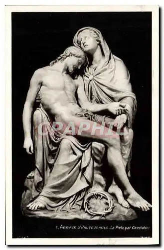 Ansichtskarte AK Abbaye d'Hautecombe La Pieta par Caccilatori