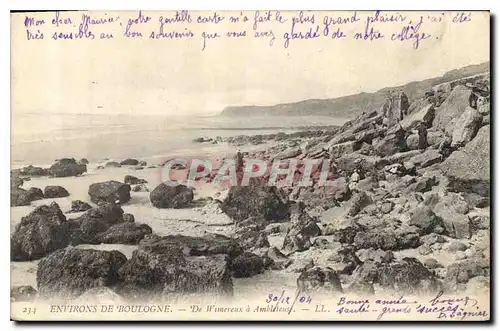 Cartes postales Environs de Boulogne De Wimereux a Ambleteuse